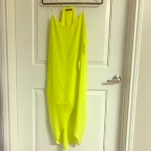 Neon Summer Asymmetrical Dress